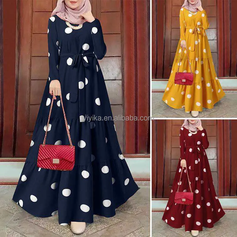 Elegant Muslim Maxi Dress 7