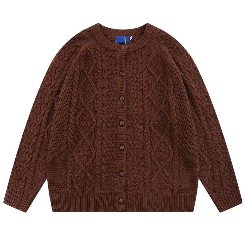 China Cardigan Manufacturer of Twist Knit Top Short Casual Coat Cardigan Short Spice Girls Knit Cardigan