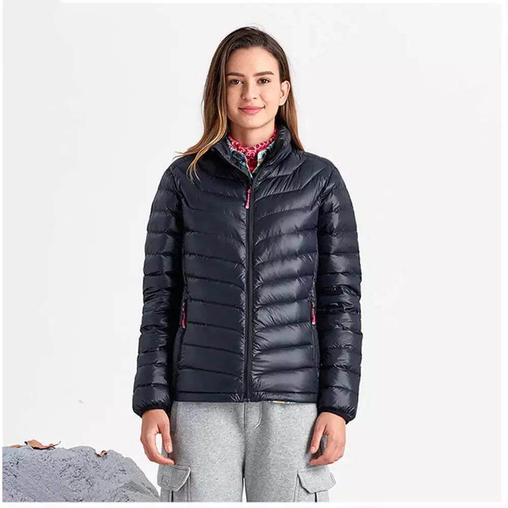 Free Sample Fashion 2019 Woman Quilted Down Jacket for Winter