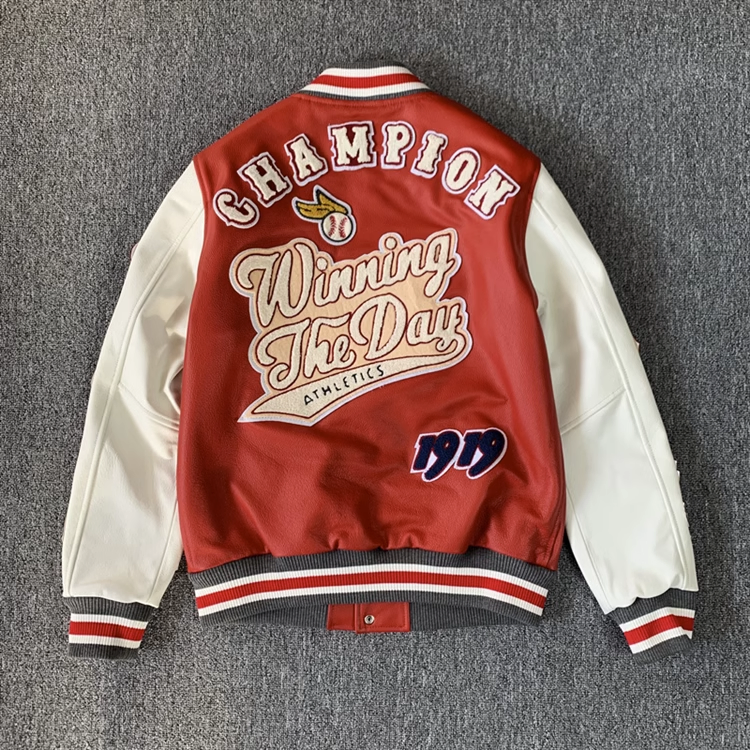 Raiders College Bomber Mens Varsity Baseball Jacket Starter Jackets for Man