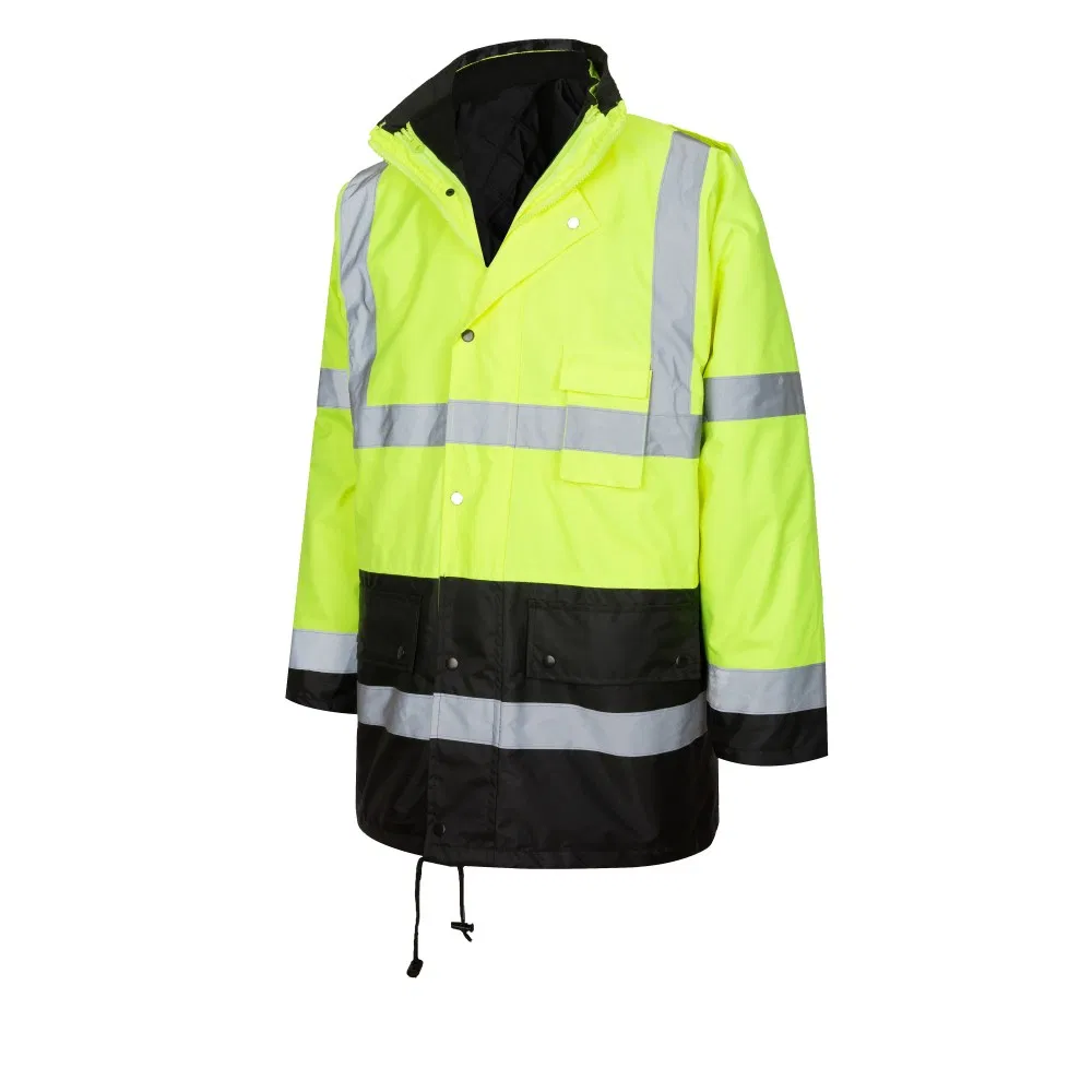 Outdoor Casual Workwear Fleece Parkas Jacket for Men Windproof Cargo Clothing with Multi-Pockets Wind Breaker Jacket Coats