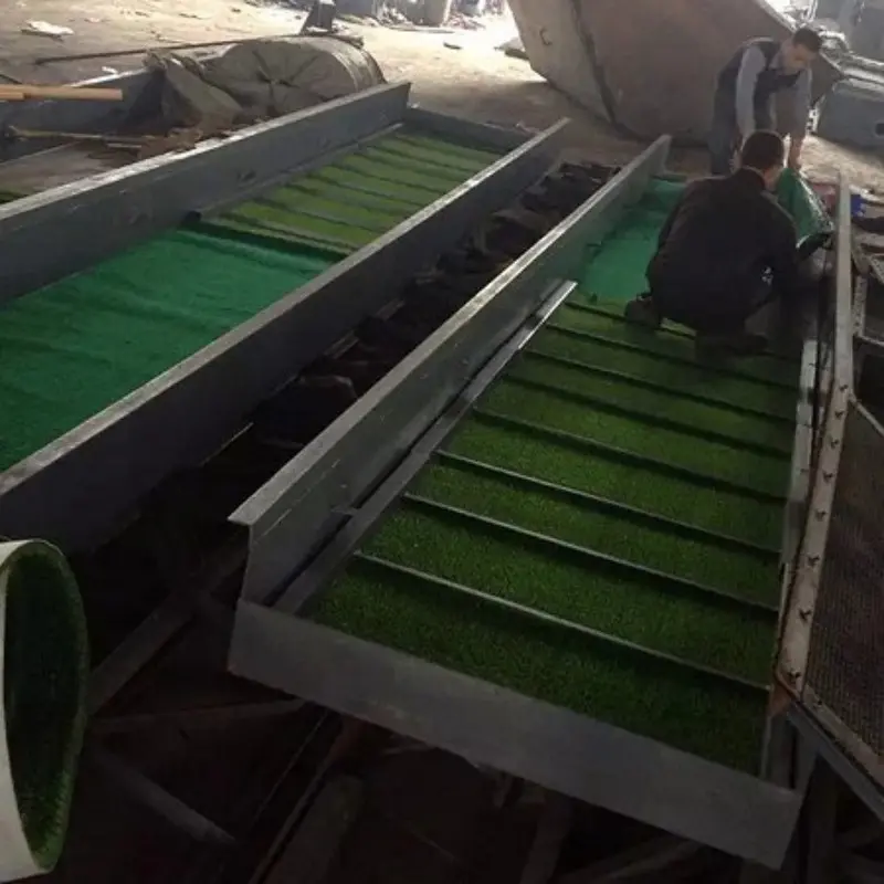 China Alluvial Placer Gold Washing Plant Concentrate  Sluice Box Product, Factory