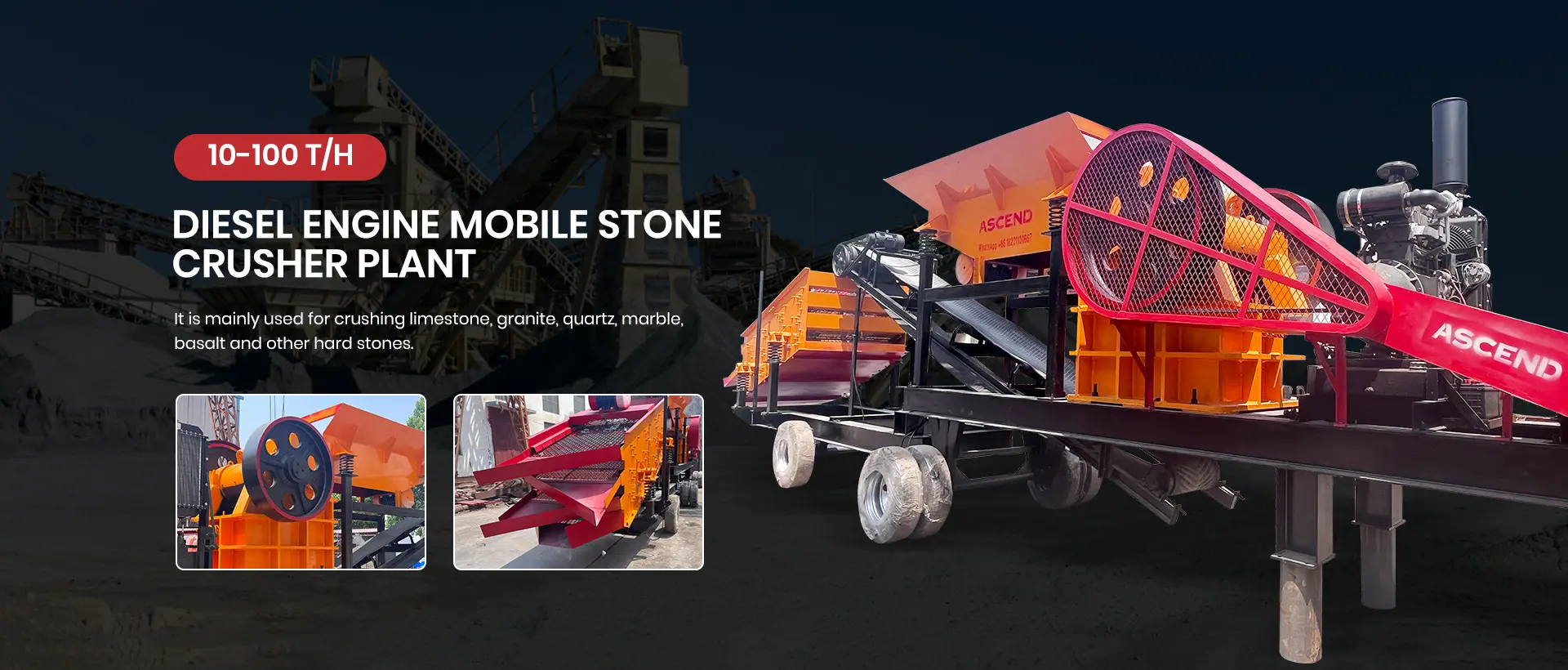 Ascend gold processing plant and ore dressing equipment complete solution