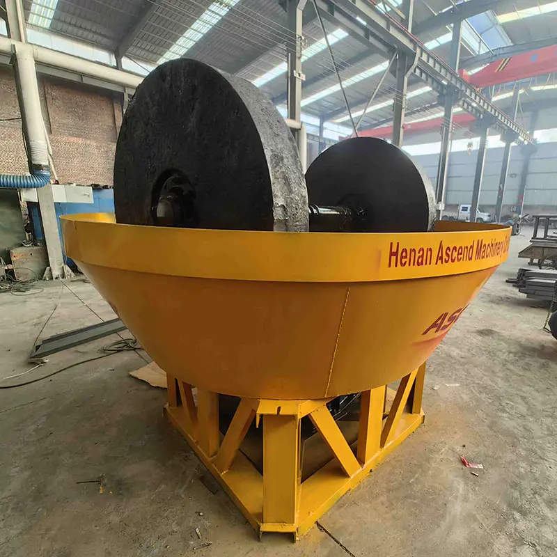 Wholesale Gold Ore Grinding Machine 1100 1200 model Water Wet Pan Mill Service, Manufacturers