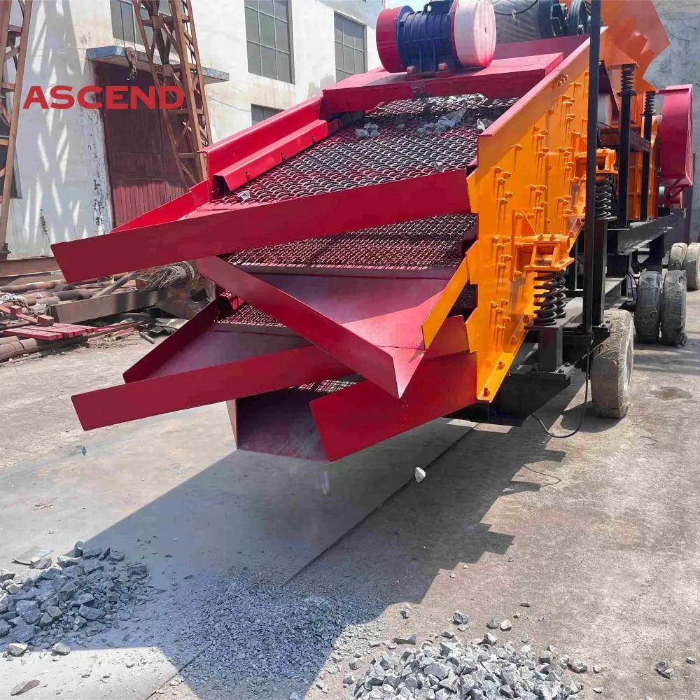 China Diesel engine mobile jaw crusher machine for stone rock crushing Service, Company