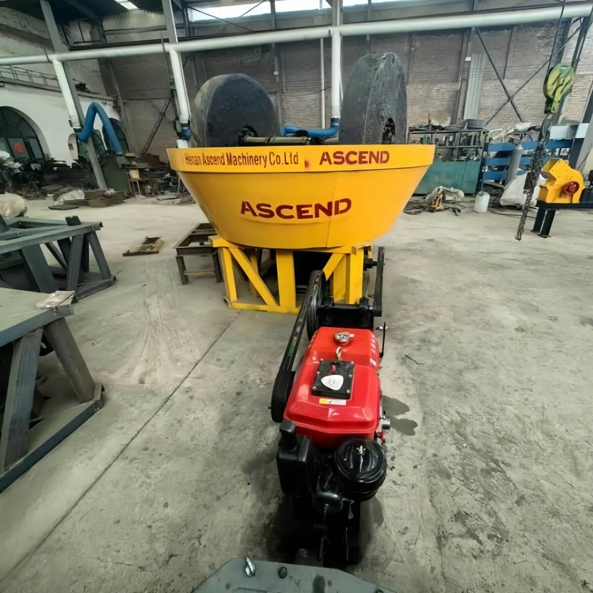 High-Quality Diesel engine wet pan mill stone grinding machine Product, Quotes