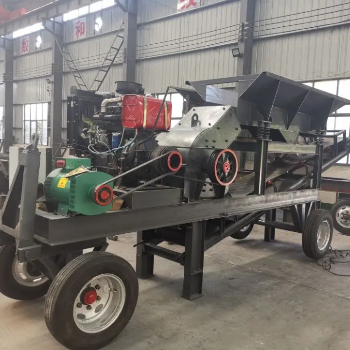 China Stone crushing machine diesel engine mobile  hammer crusher plant Exporter, Quotes