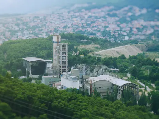 Ascend jaw crusher installation at gold mine project site showing engineering precision