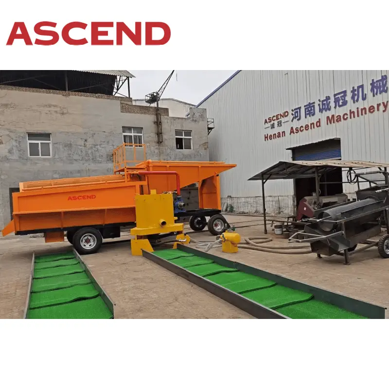 Wholesale Mobile gold washing plant for placer gold recovery Companies, Factories