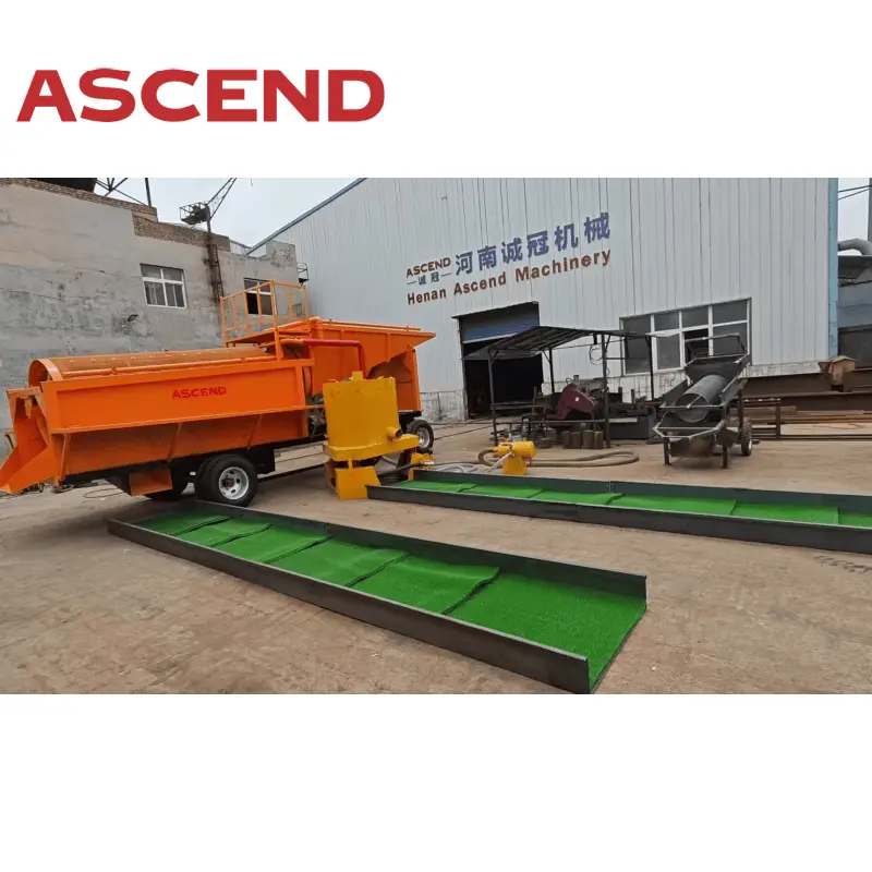 Wholesale Mobile gold washing plant for placer gold recovery Companies, Factories