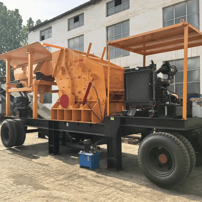 Wholesale Diesel engine mobile impact crusher plant Company, Pricelist