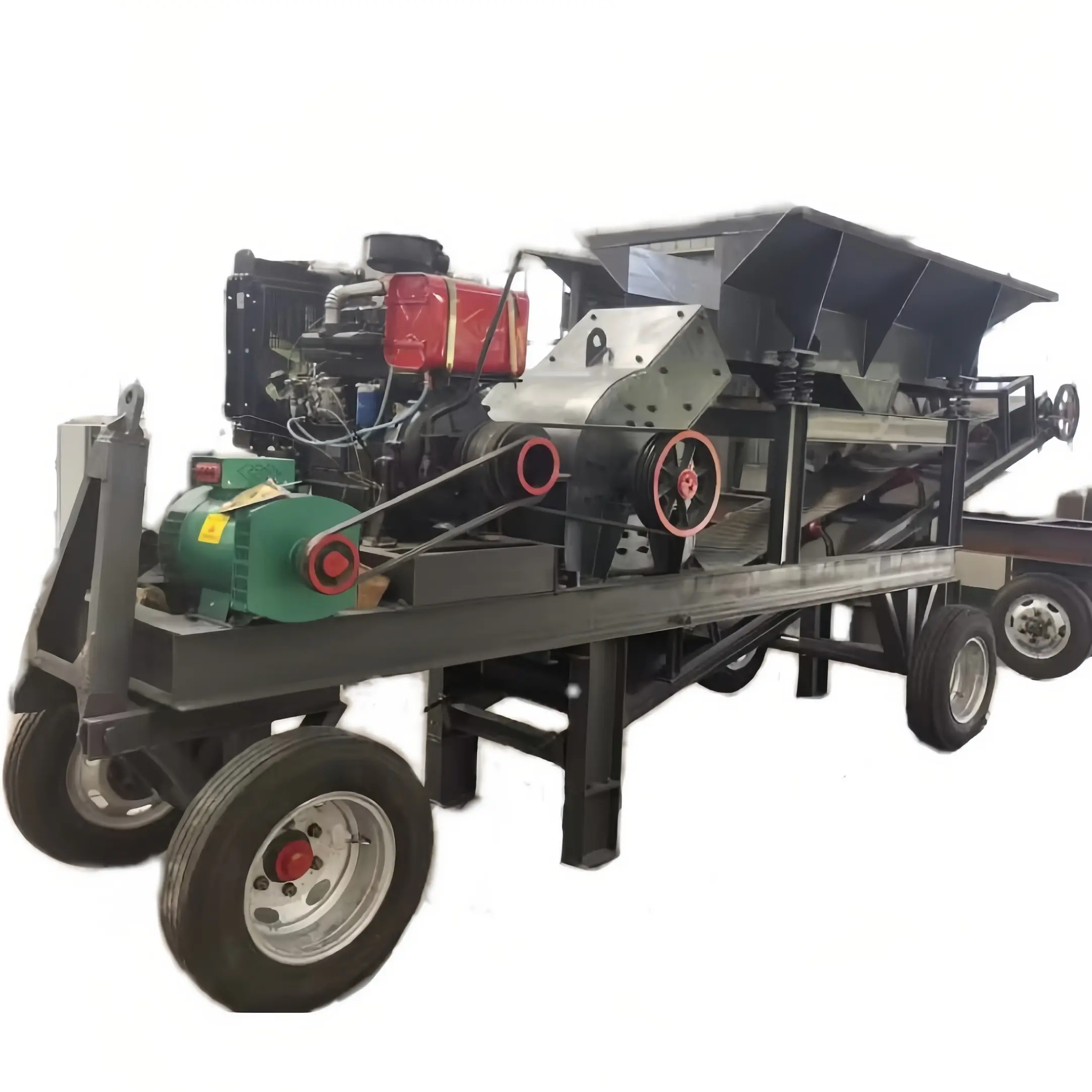 China Stone crushing machine diesel engine mobile  hammer crusher plant Exporter, Quotes