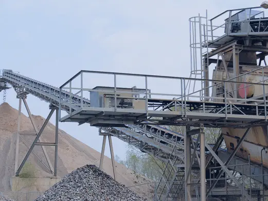 Ascend factory production line showing crusher frame welding and assembly process