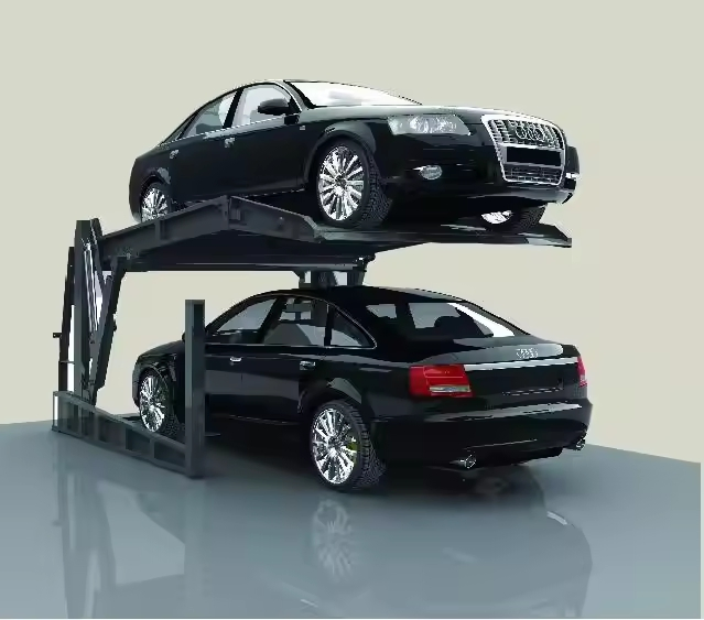 Tilting Type Robotic Parking Garage Space-Saving Parking System Home Use Car Elevator