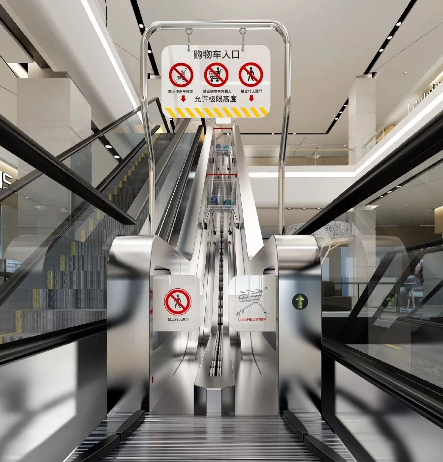 Factory Recommended Good Price Trolley Cart Transporter Escalator for Suparmarkets
