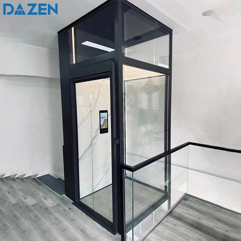 Starry Car Roof Home Small Passenger Panorama Lift AC Drive Elevator