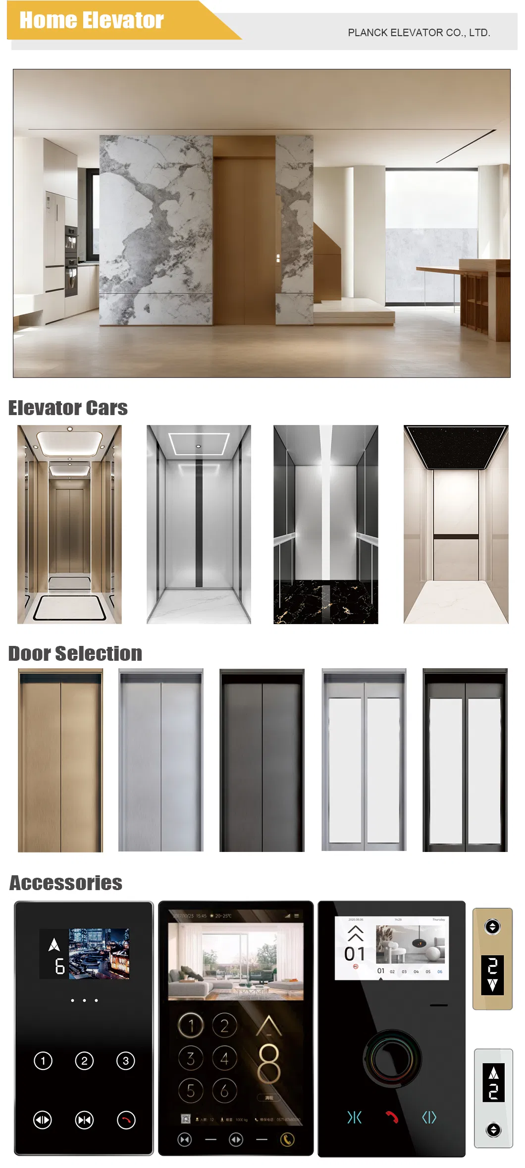 Detailed Elevator Specs