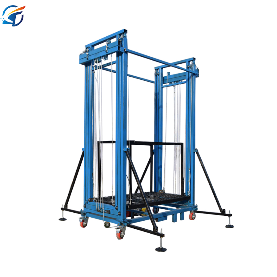 Electric Scaffolding, Folding Elevator Indoor and Outdoor Decoration