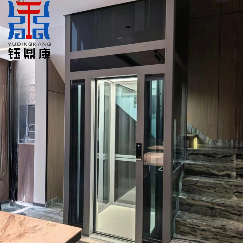 Factory Price High-Traction Lift Large Capacity 0.4m/S Indoor Passenger Elevators for Villas Apartments Hotels Stair Lift Safety