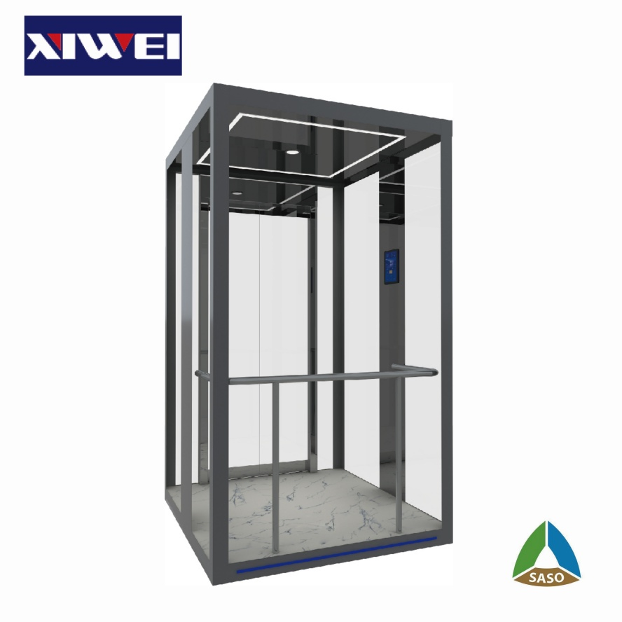 Ultra-Clear Glass Energy-Efficient Lift Panoramic Sightseeing Observation Elevator