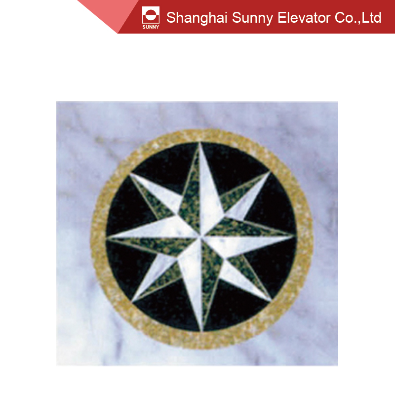 Elevator Car Floor Decoration in PVC Marble-Line