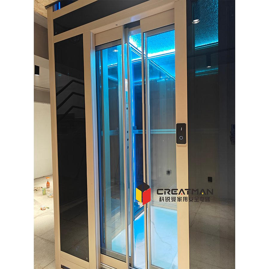 Professional Team's Exclusive Customization Clear View Sightseeing Intelligent Protection Home Villa Elevator Stair Lift
