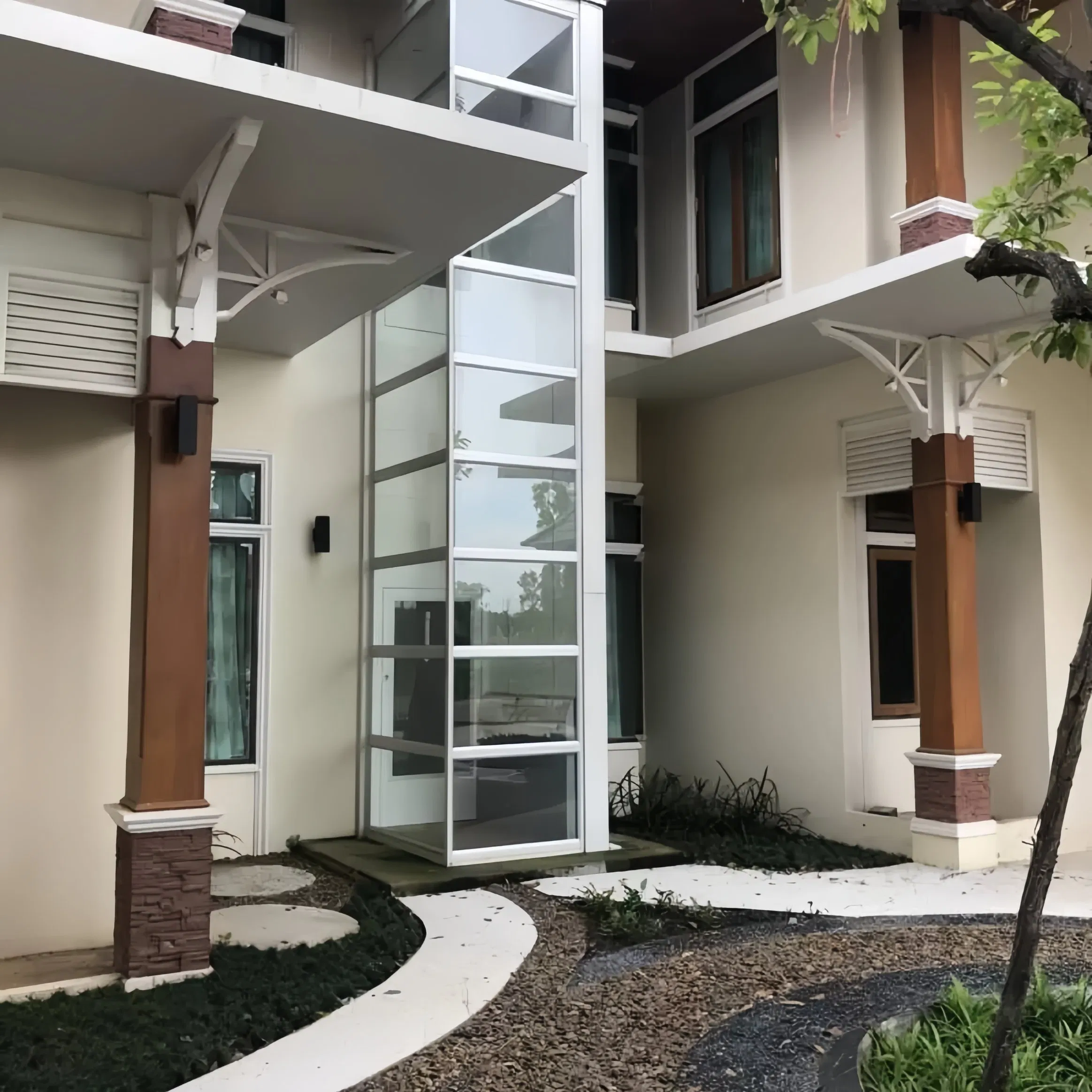 Low Cost Home Elevator Kit 400kg House Wheelchair Lifts for Stairs