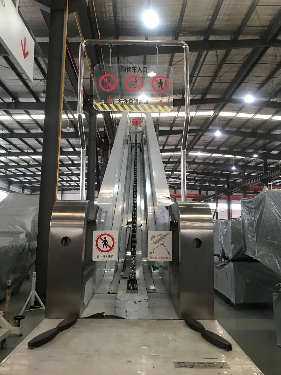 Supplier Price Stable Safe Trolley Cart Escalator for Shopping Malls