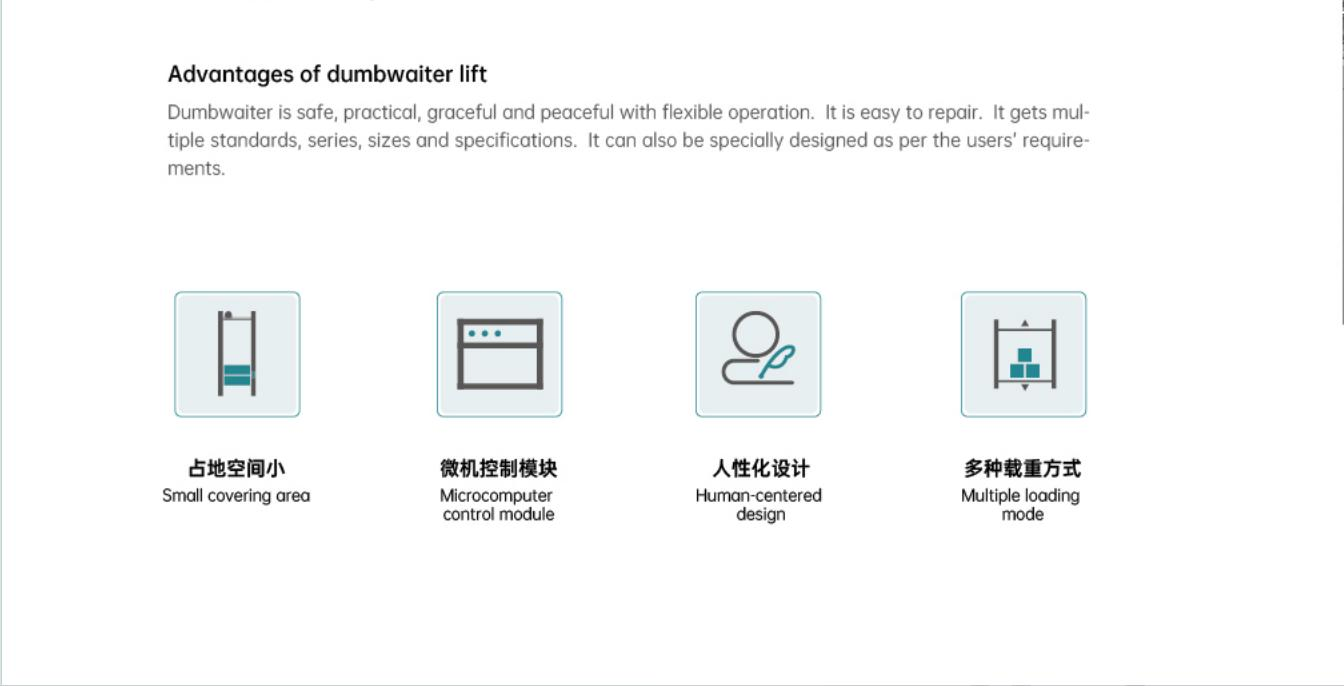 Escalator Villa Panoramic Building Elevator Home Lift Dumbwaiter