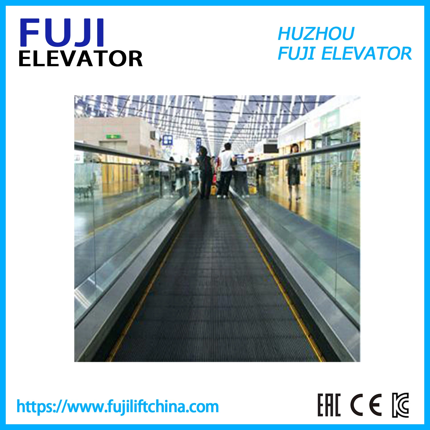 Cheap Cost Moving Walk and Travelator Escalator for Shopping Mall Airport Vvvf Control with Auto Start