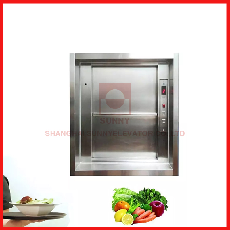 CE Certified Stainless Steel Kitchen Elevator - Commercial Food Dumbwaiter Lift for Restaurant/Hotel