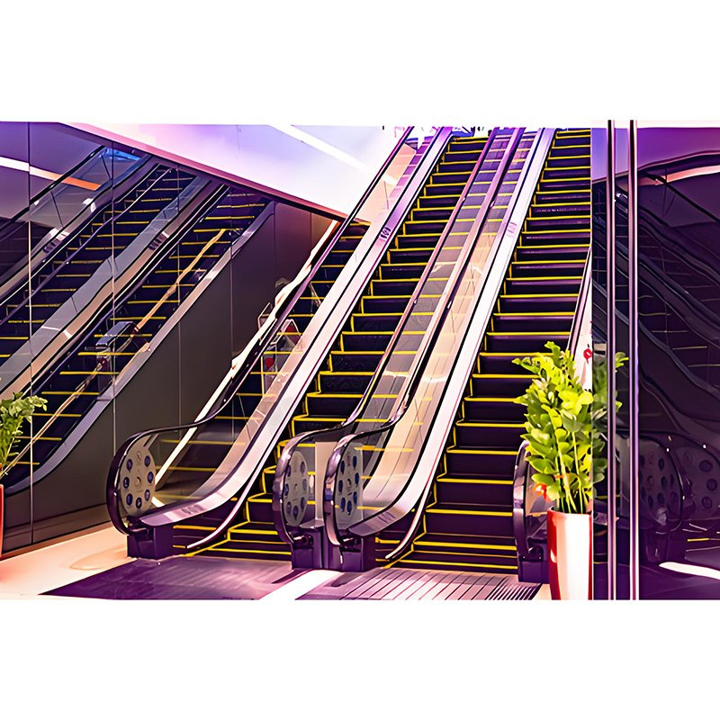 Indoor Auto Moving Walk Escalator with safety Brake Passenger Conveyor