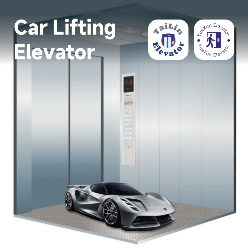 10 Tons Large Space Elevator Lift Passenger Car Elevators 5 Tons Underground Hidden Car Elevator