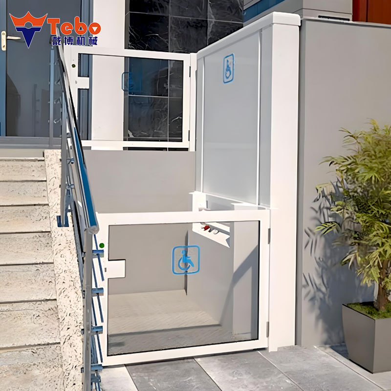 CE Residential Vertical Platform Stair Home Mini Elevator Wheelchair Lift for Home