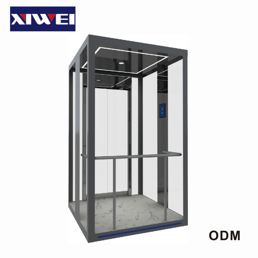 Ultra-Clear Glass Energy-Efficient Lift Panoramic Sightseeing Observation Elevator