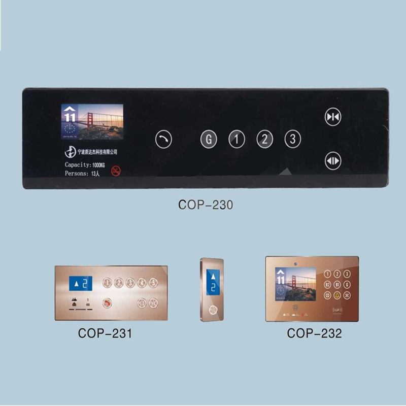 Parts Display Elevator Lop Touch Screen Glass Lift Car Operating Panel