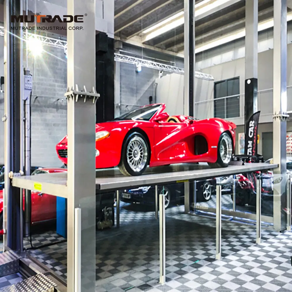 Custom-Made 4 Post Type Floor to Floor Elevator Lift Platform Car Elevator