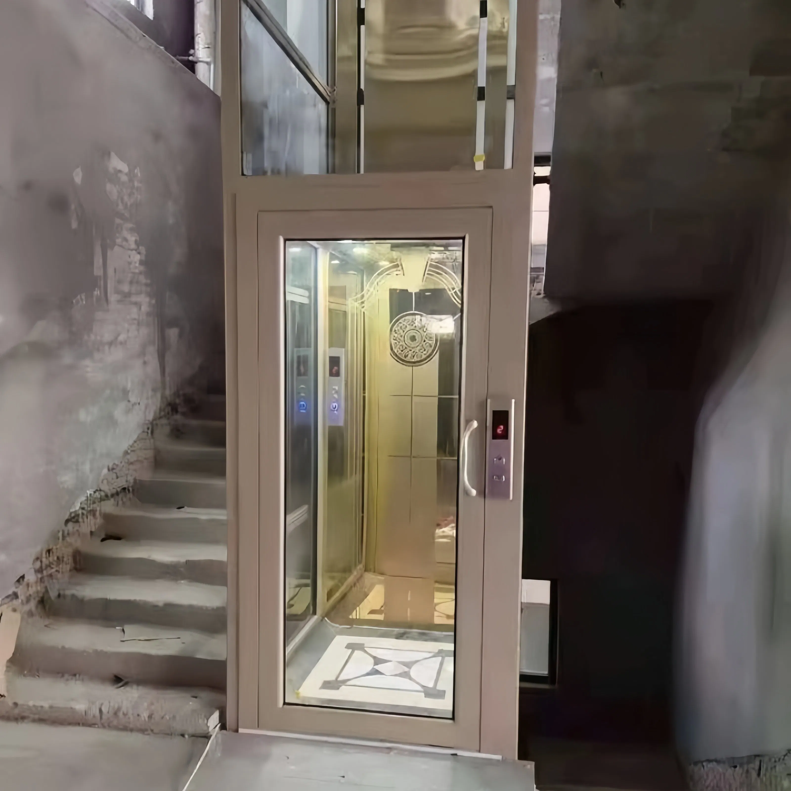 Low Cost Home Elevator Kit 400kg House Wheelchair Lifts for Stairs