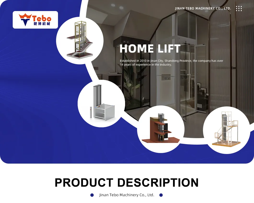 Vertical Platform Stair Home Mini Elevator