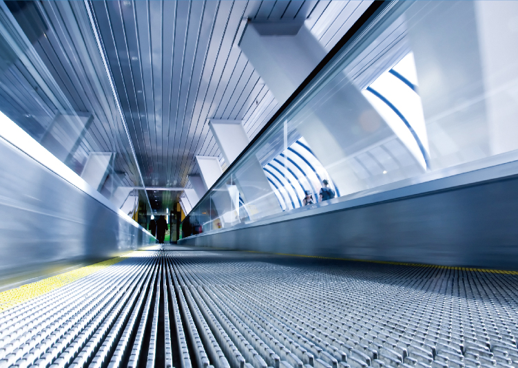 12 Degree Safe and Stable Moving Walk Cost for Airport