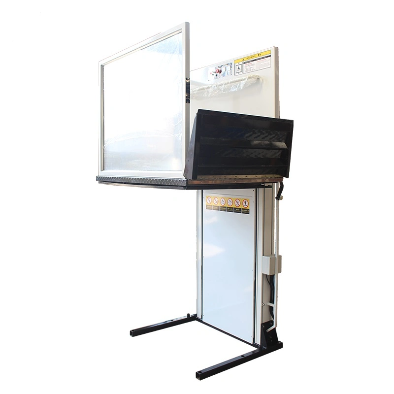 2 Story Floor Domestic Home Vertical Actuation Chain Hydraulic Wheelchair Stair Elevator Platform Lift