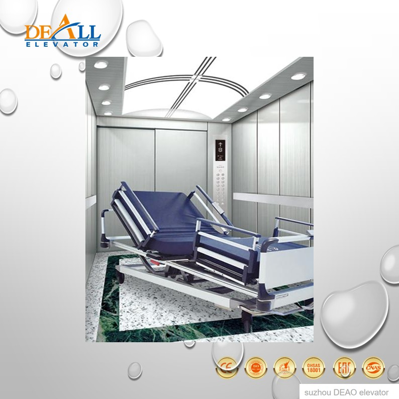 Indoor, Outdoor with Deceleration Device Deao Medical Custom Size Hospital Elevator