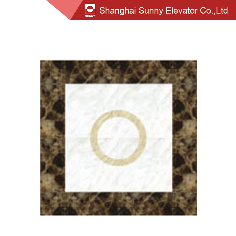 Elevator Car Floor Decoration in PVC Marble-Line