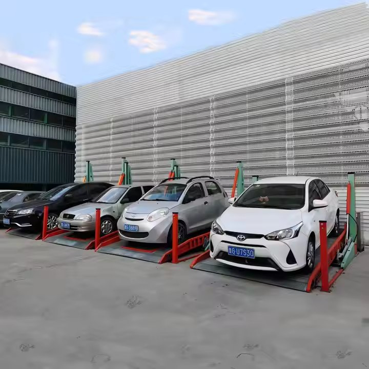 Tilting Type Robotic Parking Garage Space-Saving Parking System Home Use Car Elevator