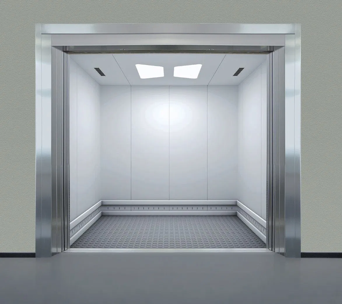 High-Capacity High-Tonnage Shaftless Vvvf Freight Elevator for Factories