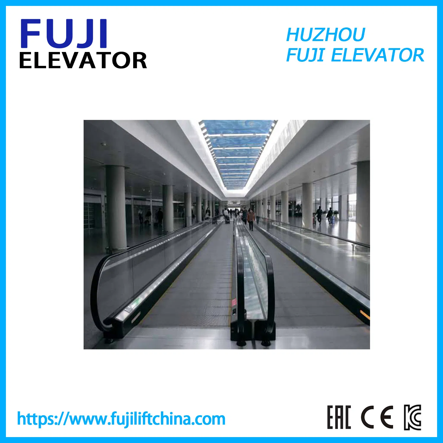 Cheap Cost Moving Walk and Travelator Escalator for Shopping Mall Airport Vvvf Control with Auto Start