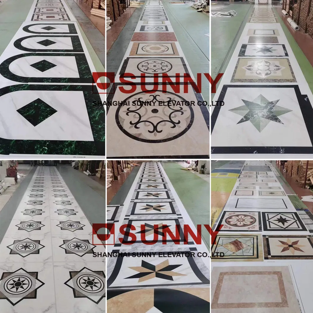 Elevator Marble Cabin Floor Pattern