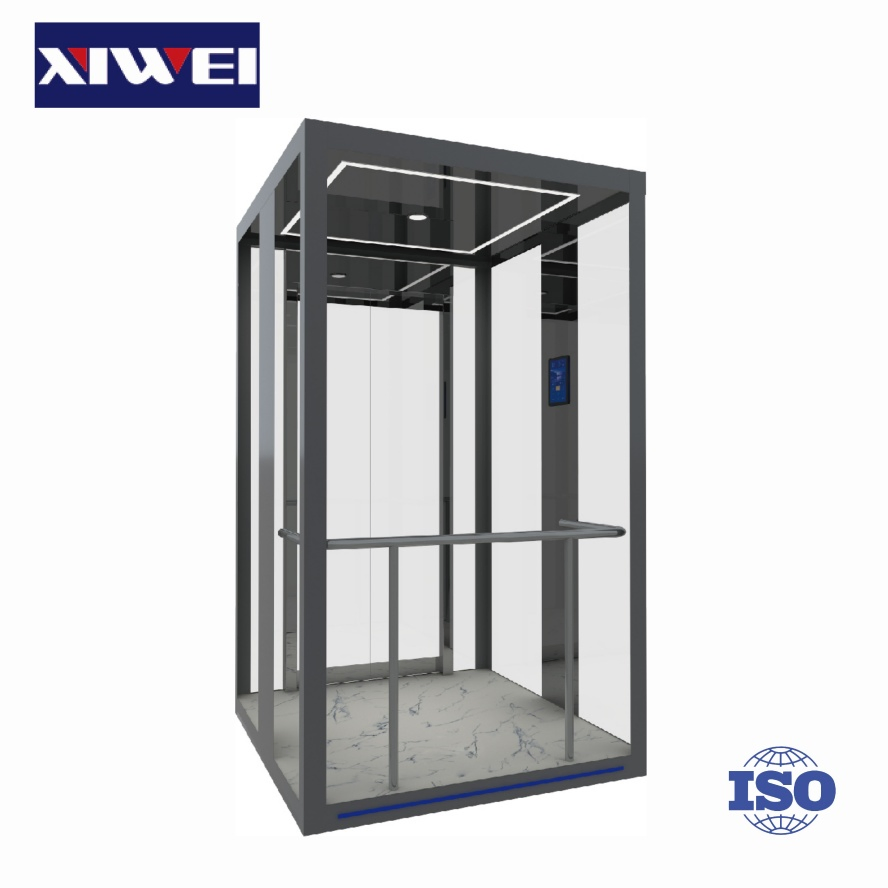 Ultra-Clear Glass Energy-Efficient Lift Panoramic Sightseeing Observation Elevator
