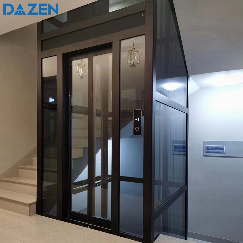 Starry Car Roof Home Small Passenger Panorama Lift AC Drive Elevator