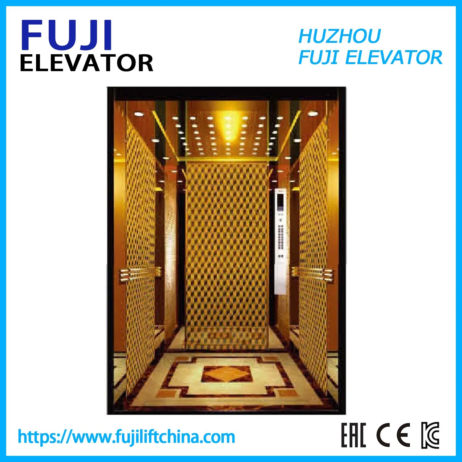 FUJI Passenger House Panoramic Cargo Observation Residential Elevator in China Factory